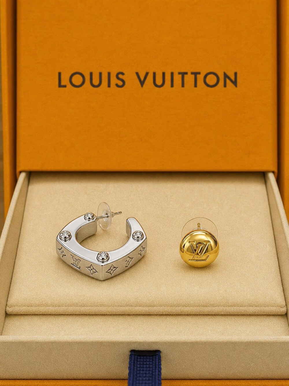 Louis Vuitton Signature Earrings Style 6 | New with Box - Picture 2 of 9
